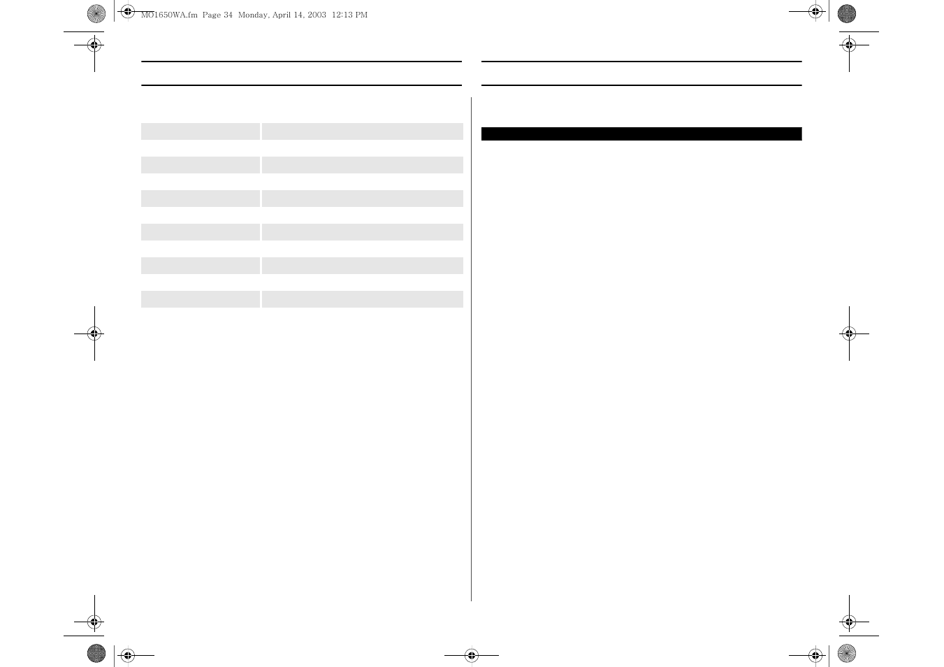 Appendix warranty | Samsung MO1650WA User Manual | Page 34 / 36