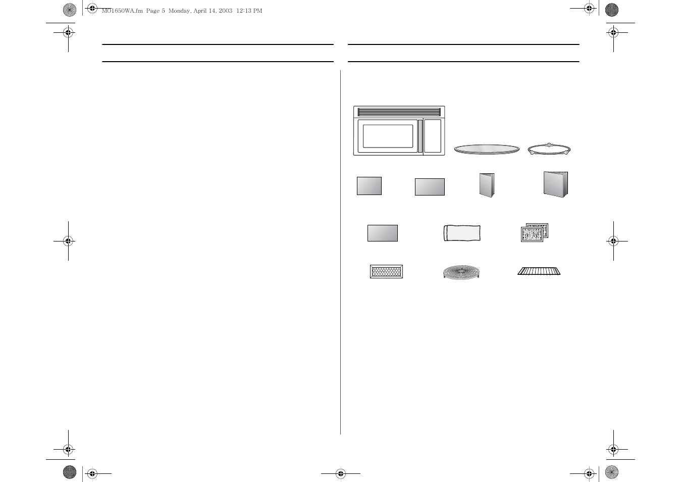 Samsung MO1650WA User Manual | Page 5 / 36