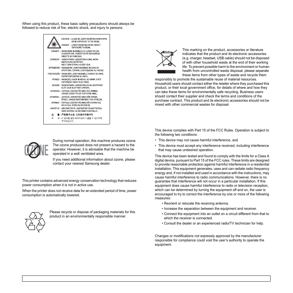 Samsung ML-4050N User Manual | Page 8 / 111