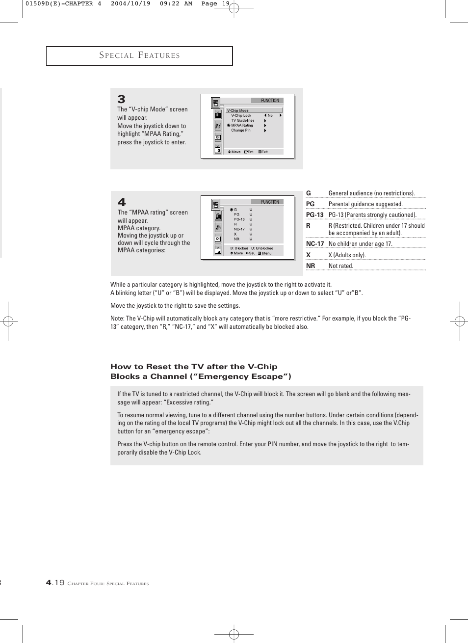 Samsung HCL4715W User Manual | Page 62 / 67