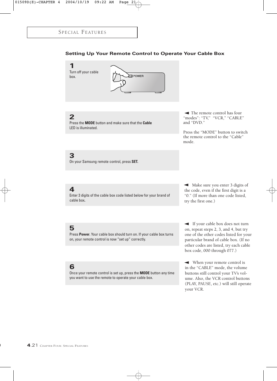 Samsung HCL4715W User Manual | Page 64 / 67