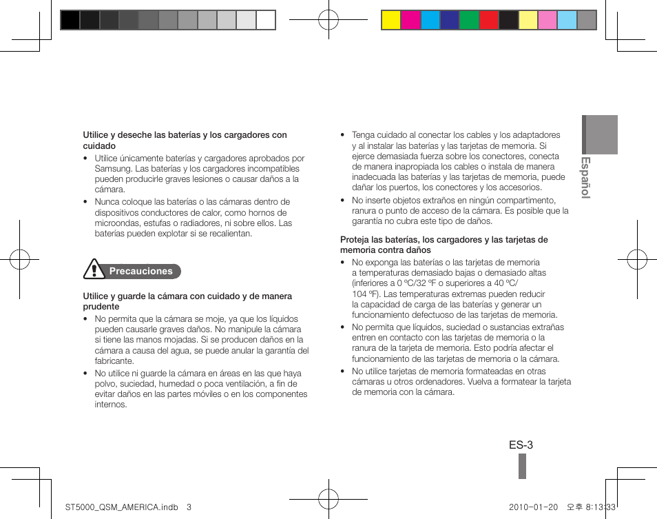 Español | Samsung AD68-04709A User Manual | Page 13 / 32