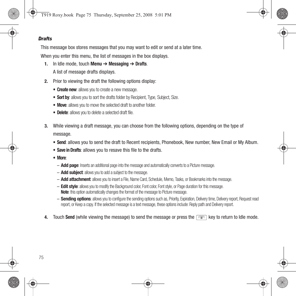 Samsung Behold Series User Manual | Page 78 / 186