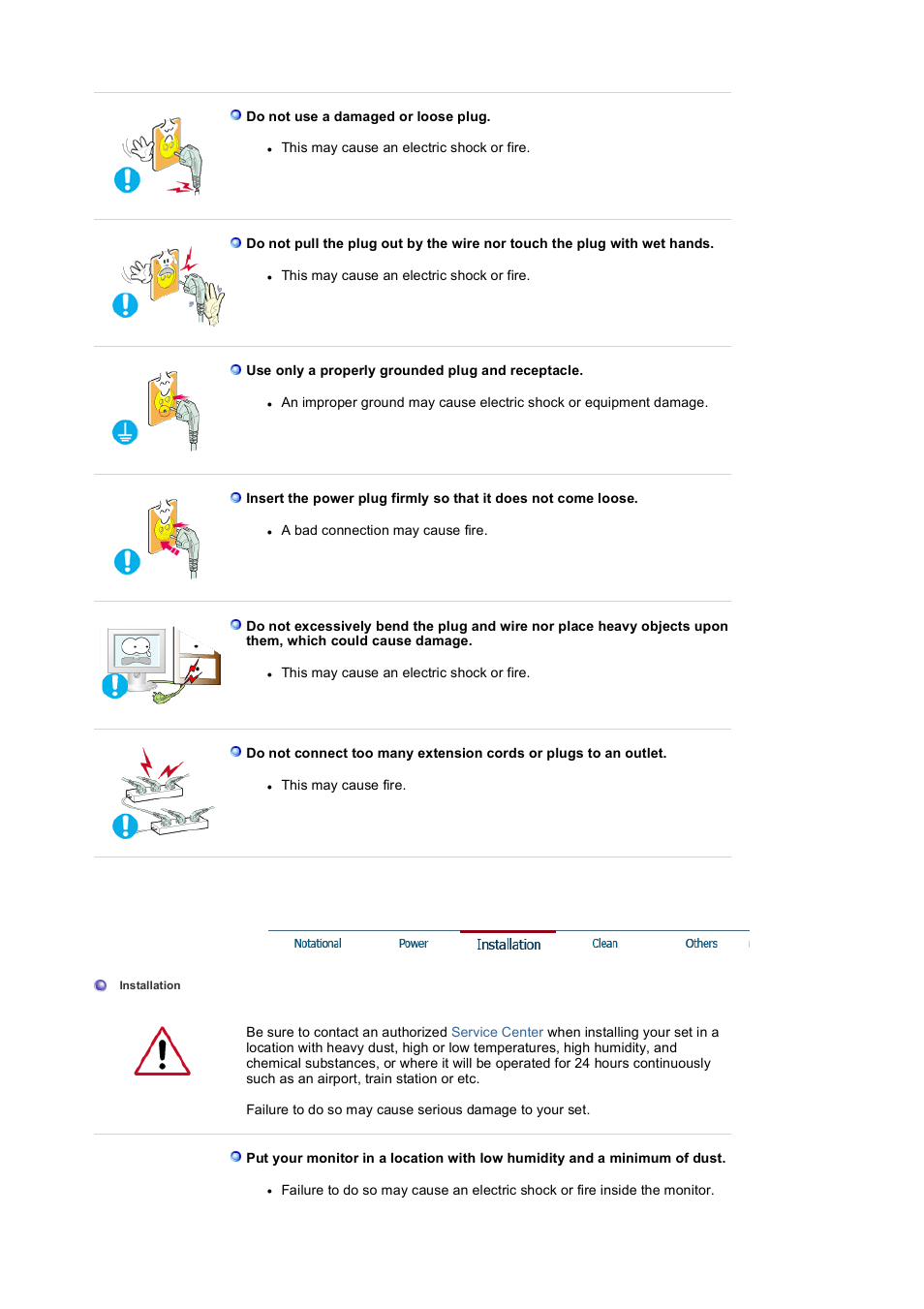 Installation | Samsung 204B User Manual | Page 3 / 76