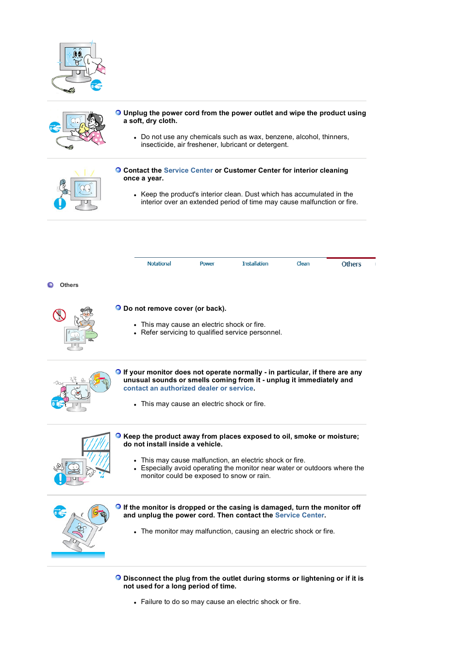 Others | Samsung 204B User Manual | Page 6 / 76