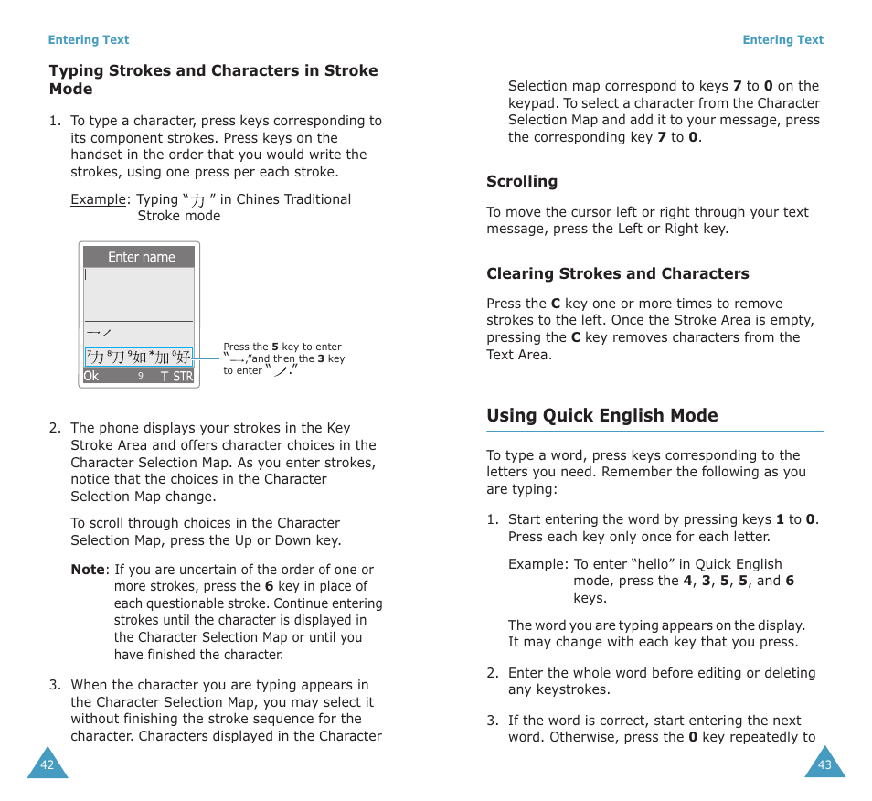 Using quick english mode | Samsung SGH-X100A User Manual | Page 23 / 87