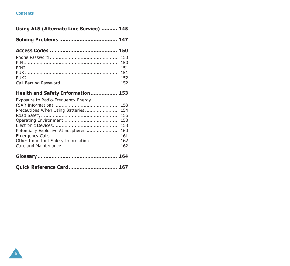 Samsung SGH-X100A User Manual | Page 4 / 87