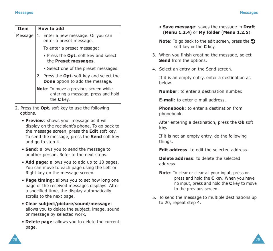 Samsung SGH-X100A User Manual | Page 41 / 87