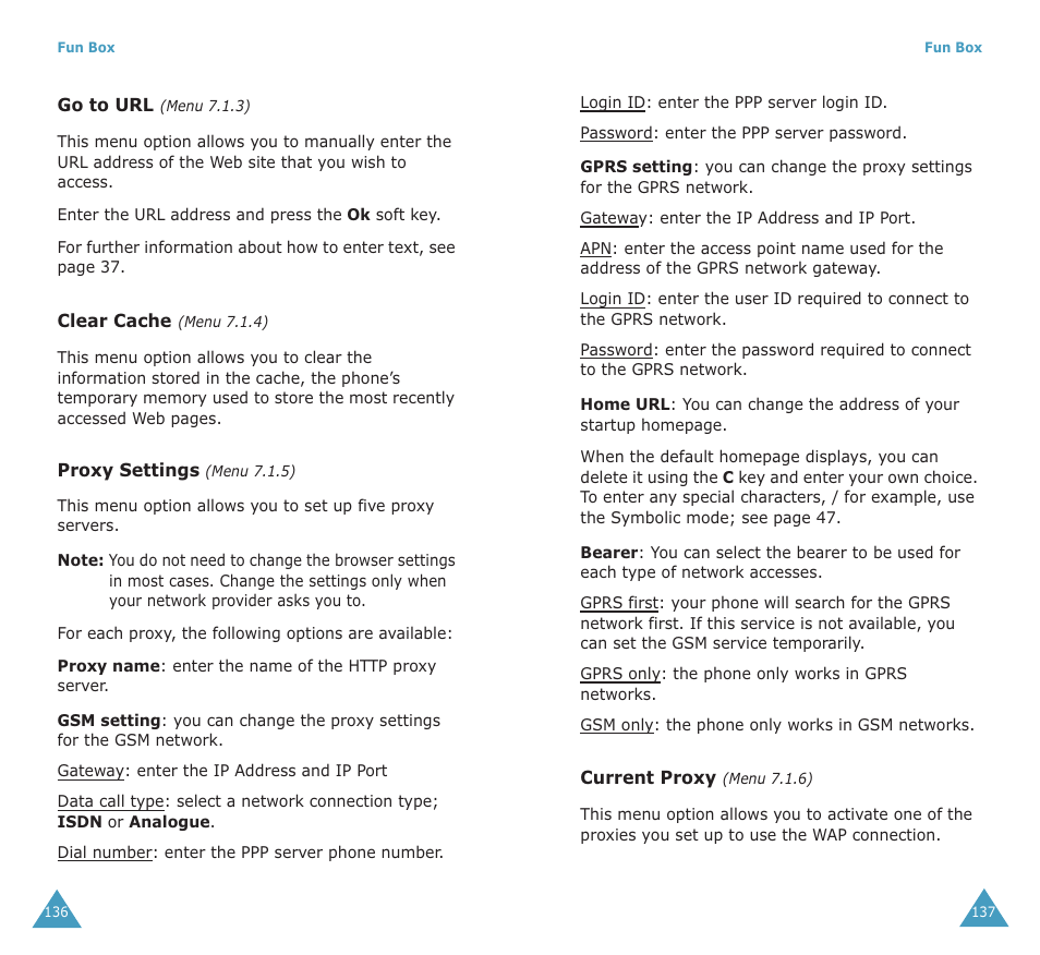 Samsung SGH-X100A User Manual | Page 70 / 87
