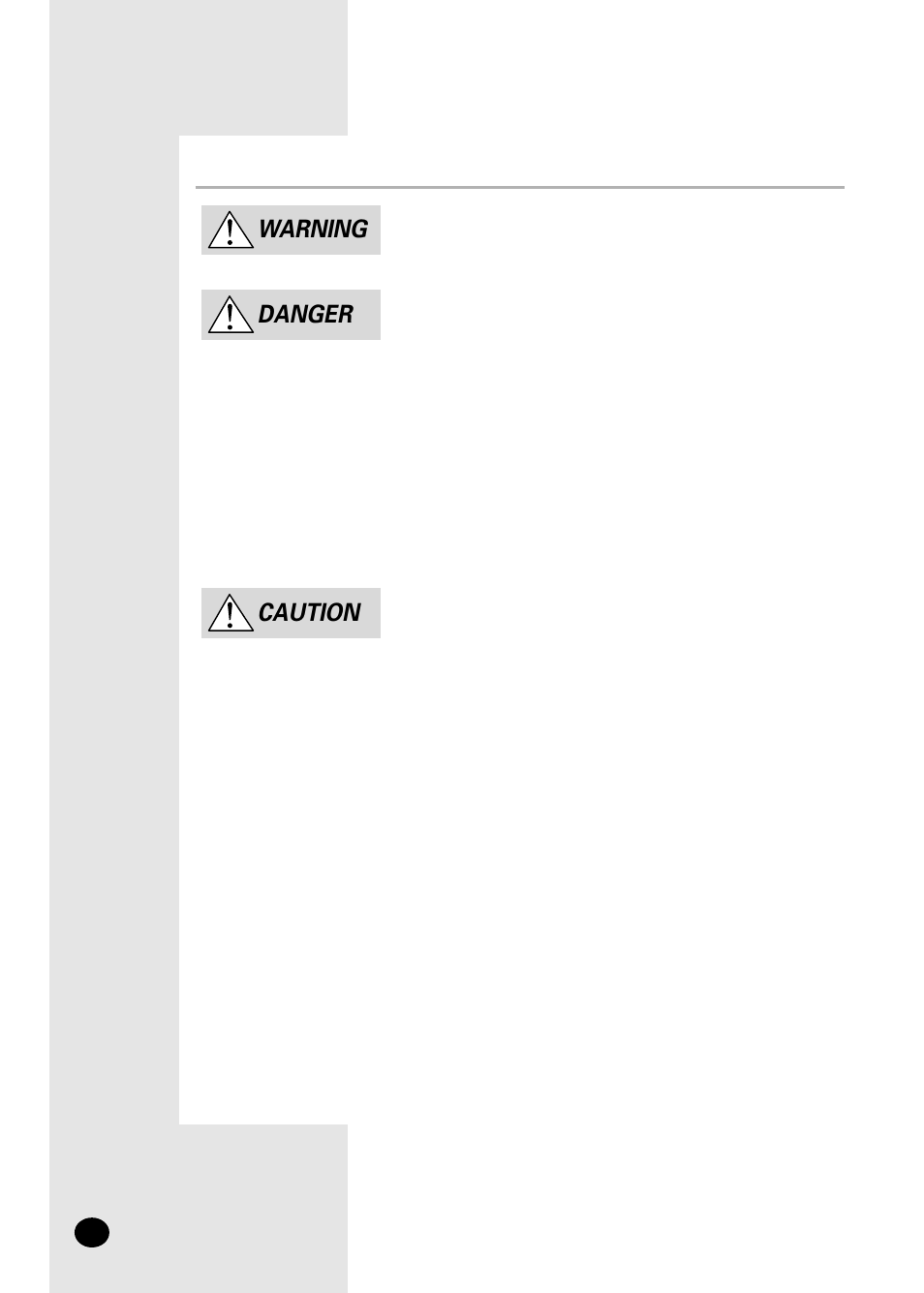 Safety precautions, Warning, Danger | Caution | Samsung AVMCC052CA0 User Manual | Page 2 / 16