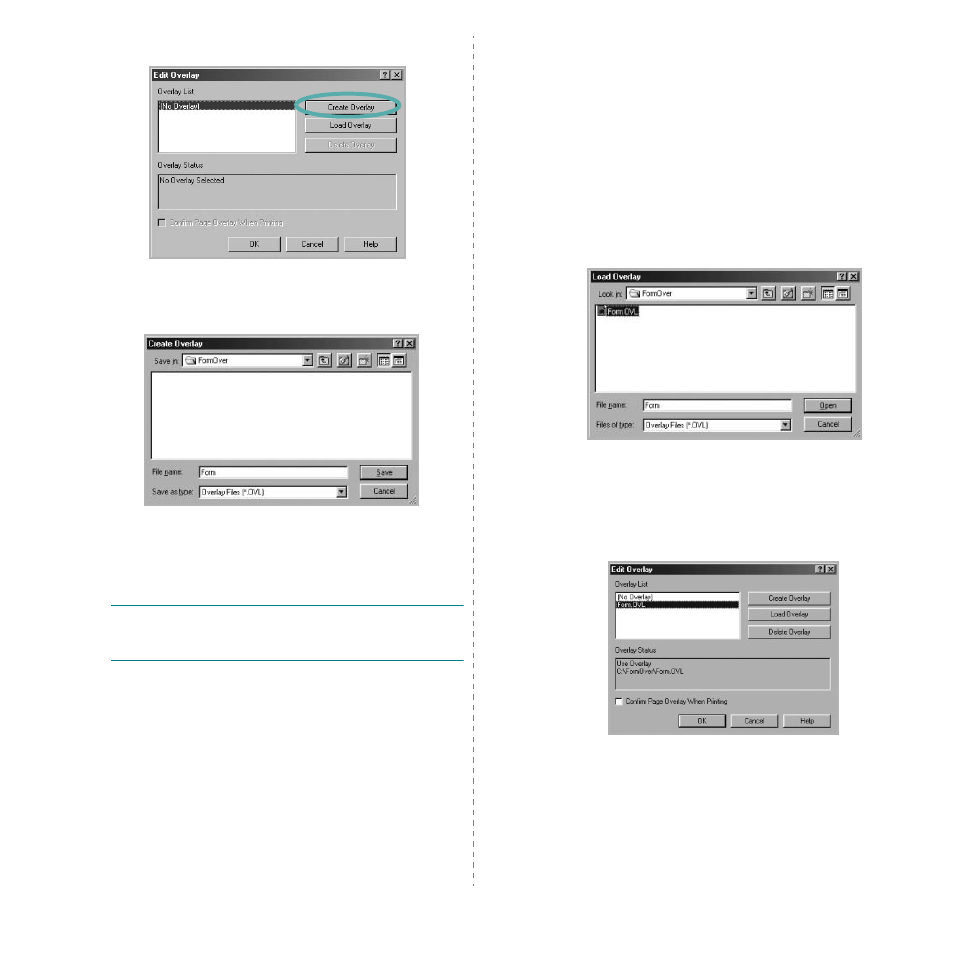 Using a page overlay | Samsung ML-3560 Series User Manual | Page 106 / 124