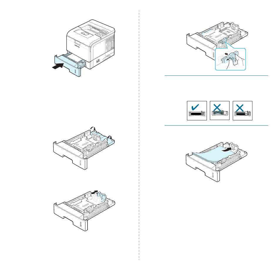 Changing the size of the paper in the paper tray | Samsung ML-3560 Series User Manual | Page 18 / 124