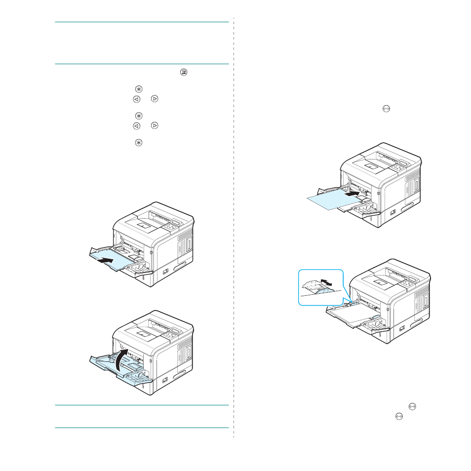 Using the manual feed mode | Samsung ML-3560 Series User Manual | Page 35 / 124