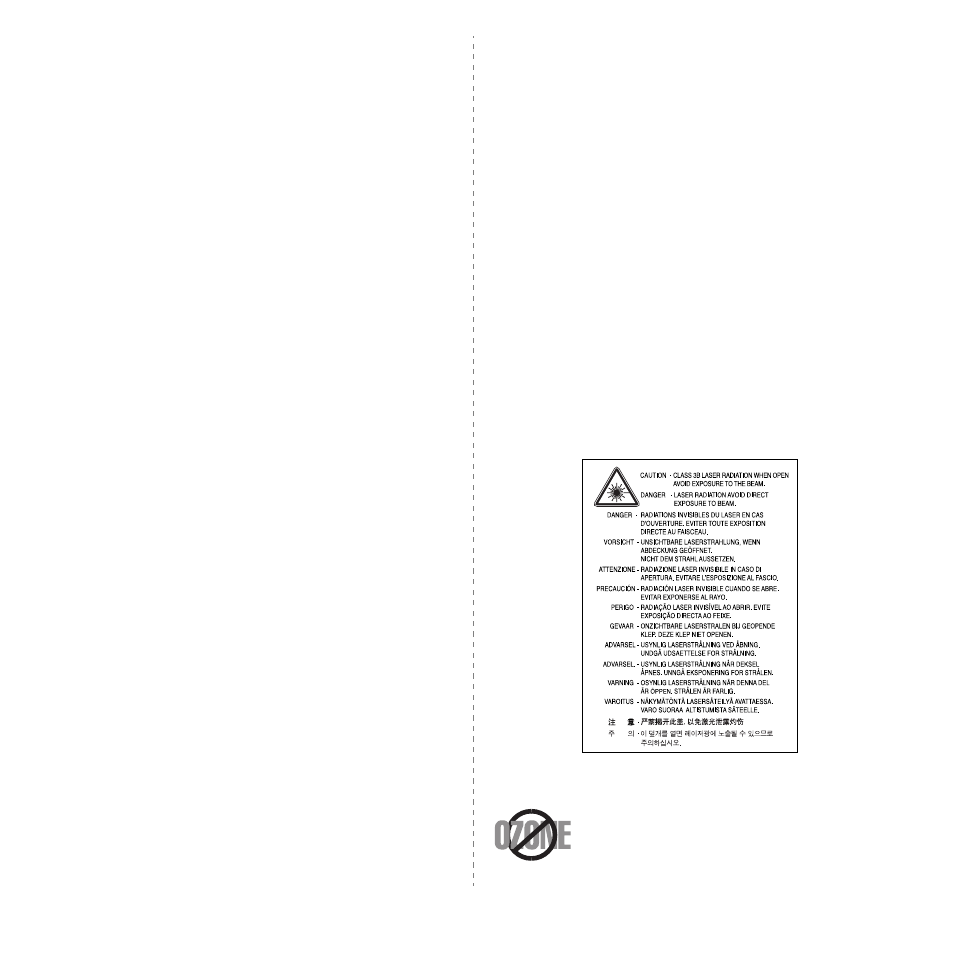 Important precautions and safety information, Environmental and safety consideration, Ozone safety | Samsung ML-3560 Series User Manual | Page 7 / 124