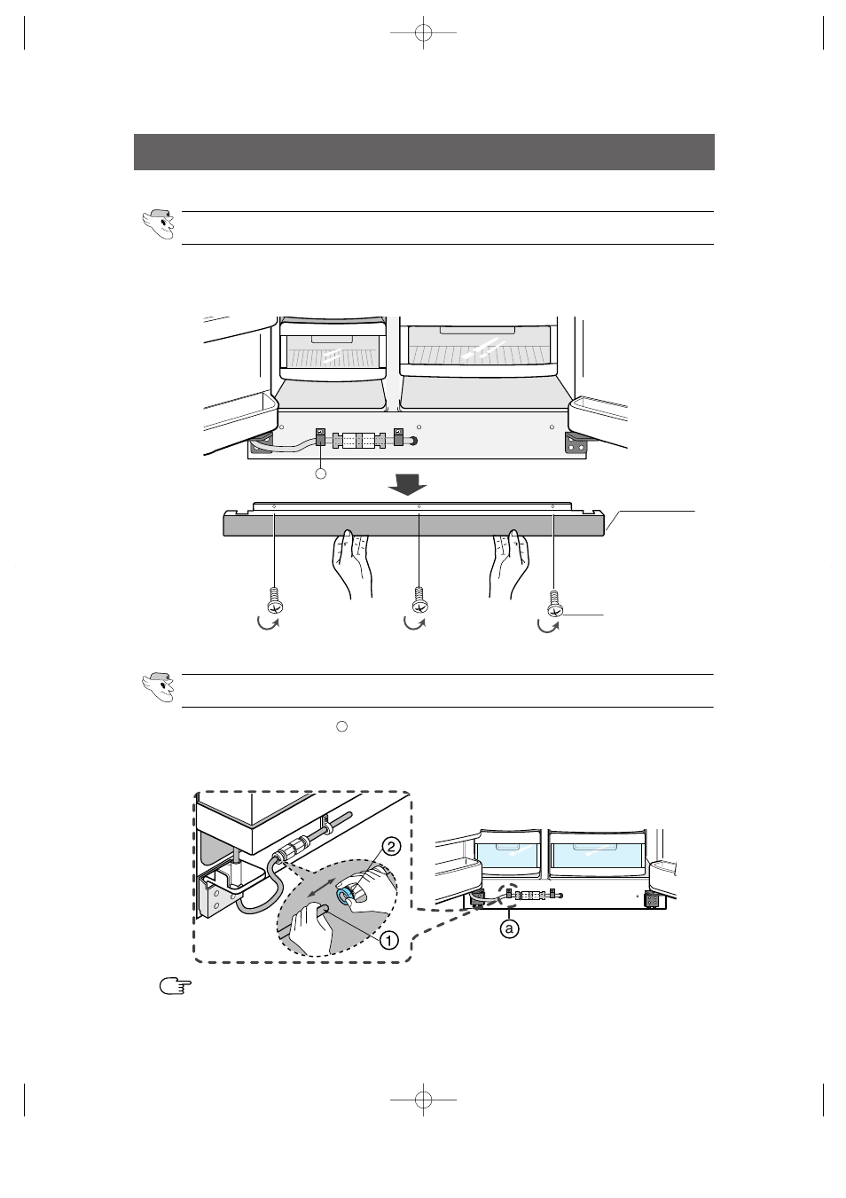 Removing the refrigerator doors | Samsung HomePAD RH2777AT User Manual | Page 19 / 61