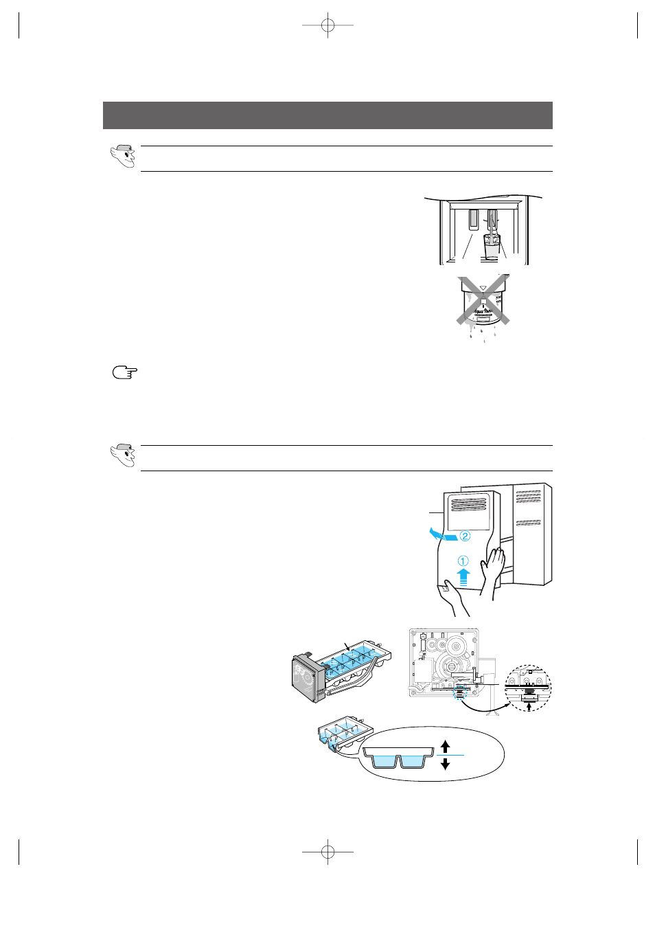 Installation of the water dispenser line | Samsung HomePAD RH2777AT User Manual | Page 29 / 61