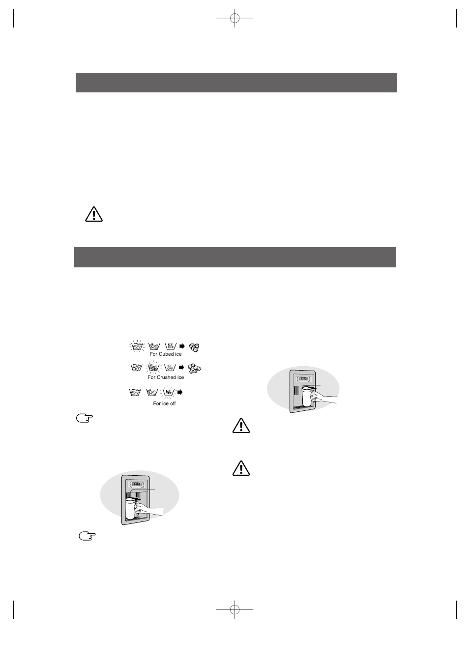 Ice and cold water dispenser, Temperature control | Samsung HomePAD RH2777AT User Manual | Page 8 / 61