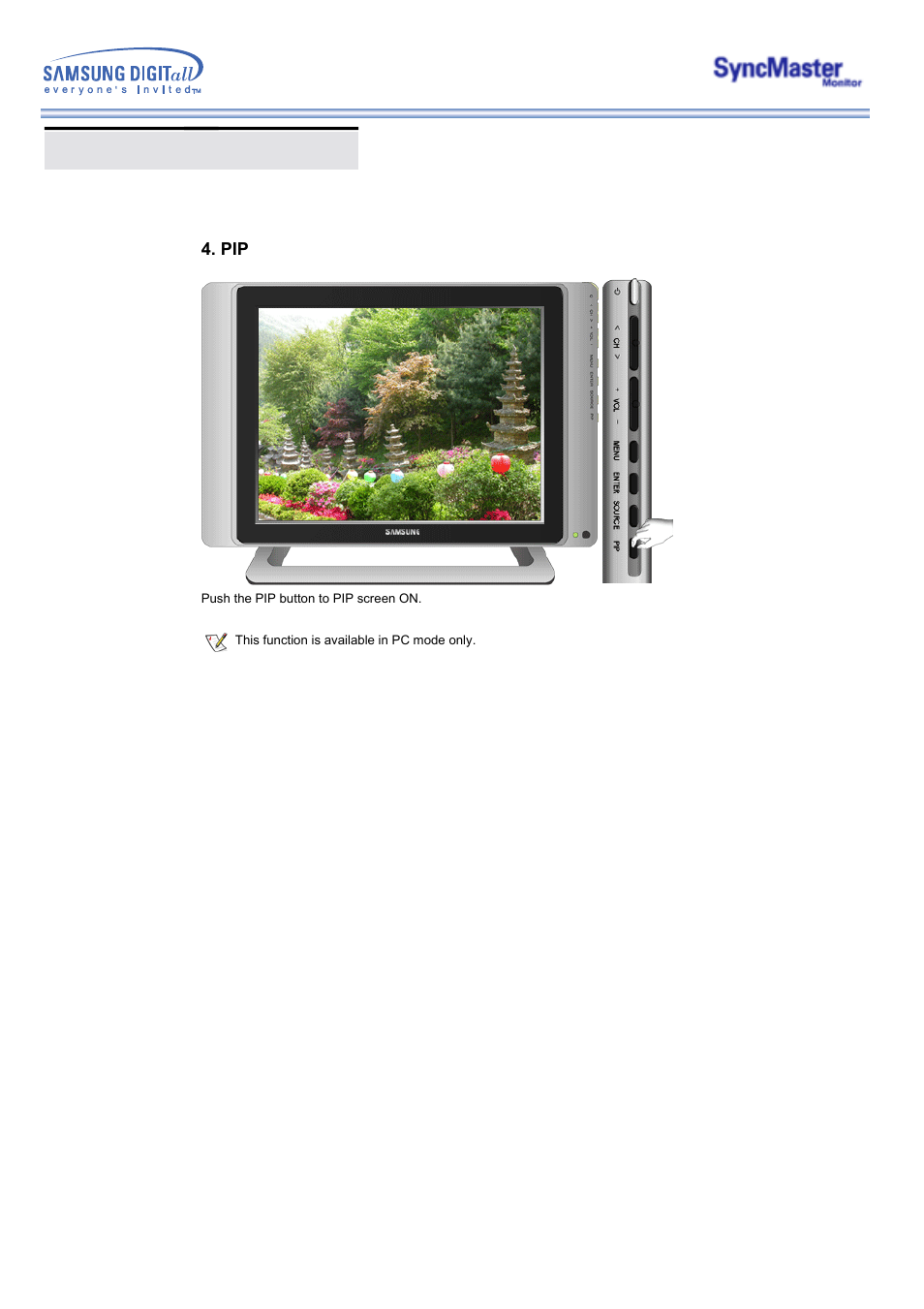 Direct-access features | Samsung 173MP User Manual | Page 34 / 64