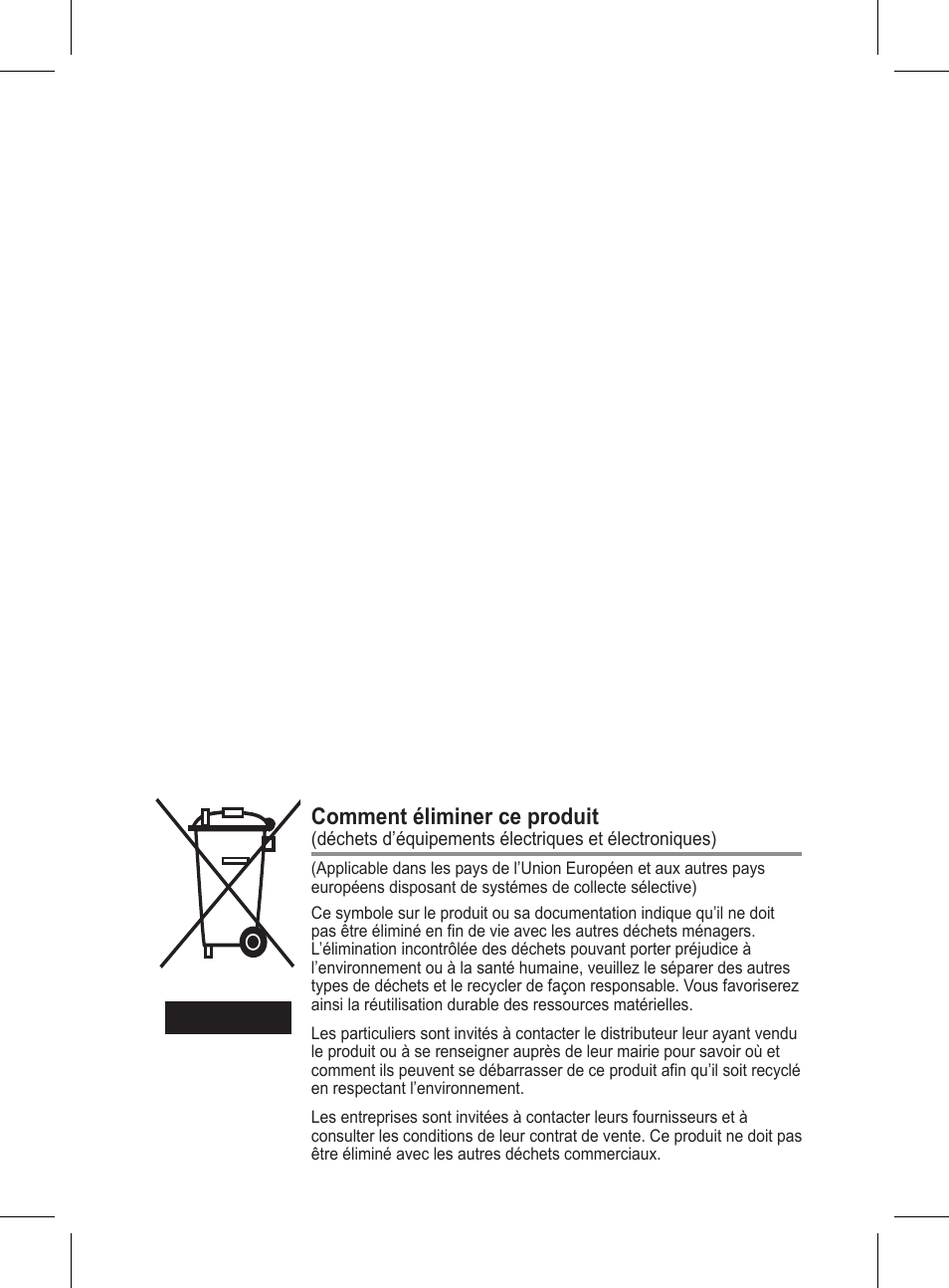 Comment éliminer ce produit | Samsung BN68-01416A-00 User Manual | Page 107 / 425
