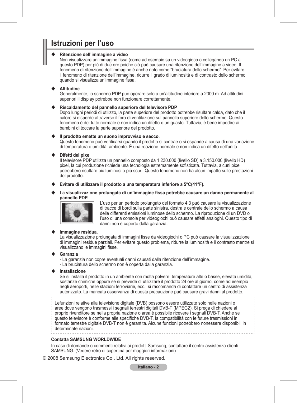 Istruzioni per l’uso | Samsung BN68-01416A-00 User Manual | Page 214 / 425