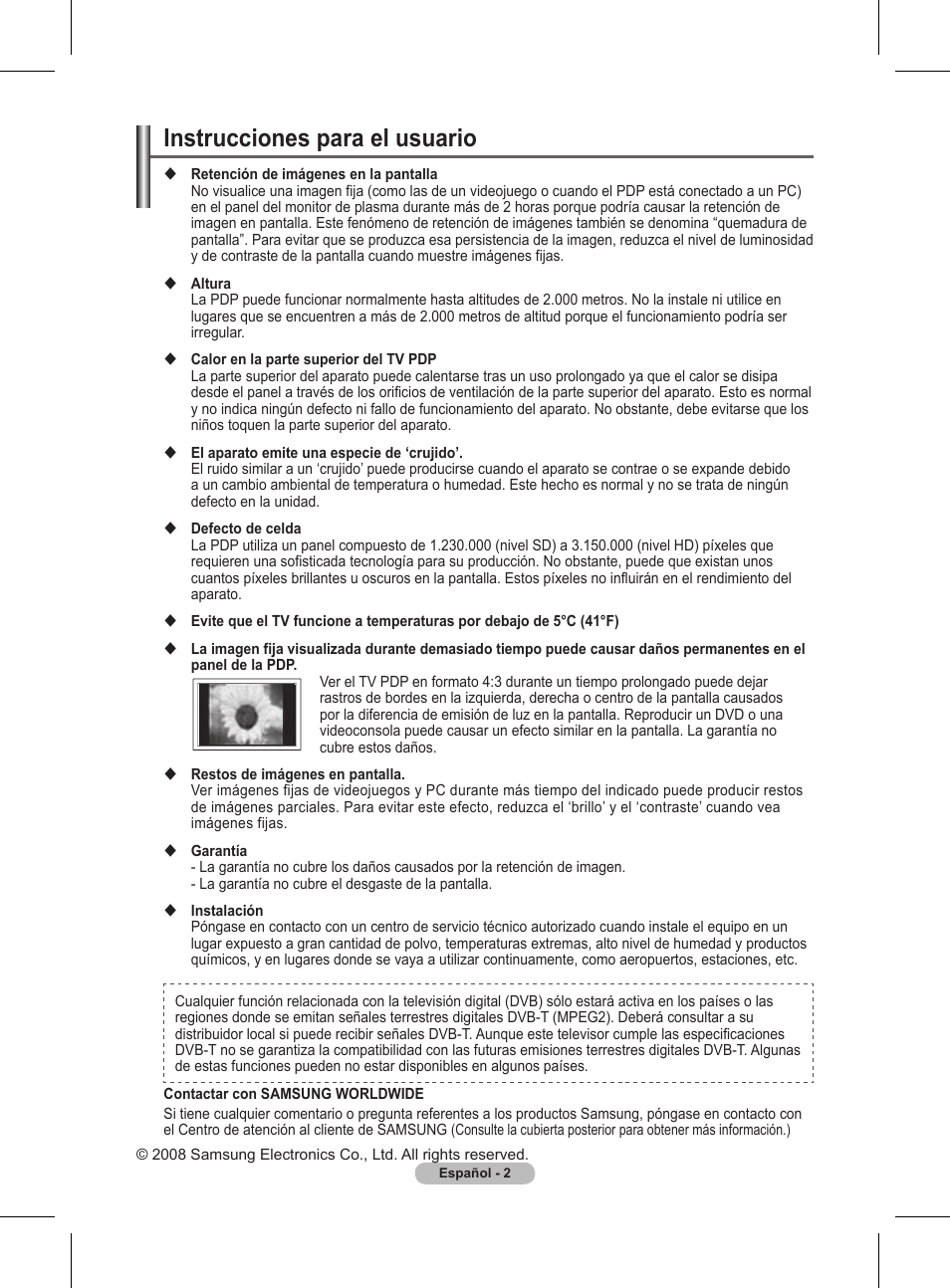 Instrucciones para el usuario | Samsung BN68-01416A-00 User Manual | Page 267 / 425