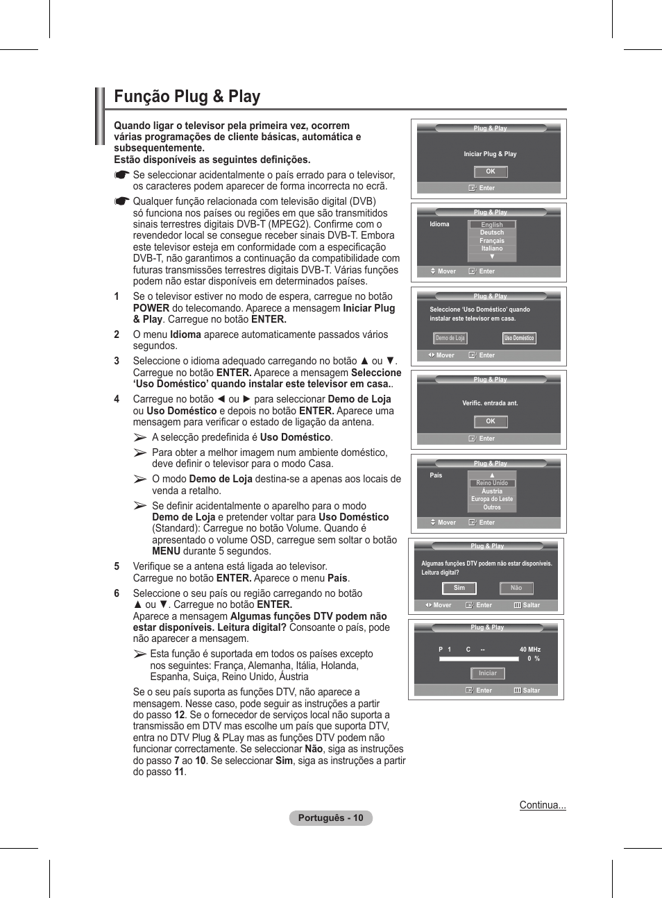 Função plug & play | Samsung BN68-01416A-00 User Manual | Page 328 / 425