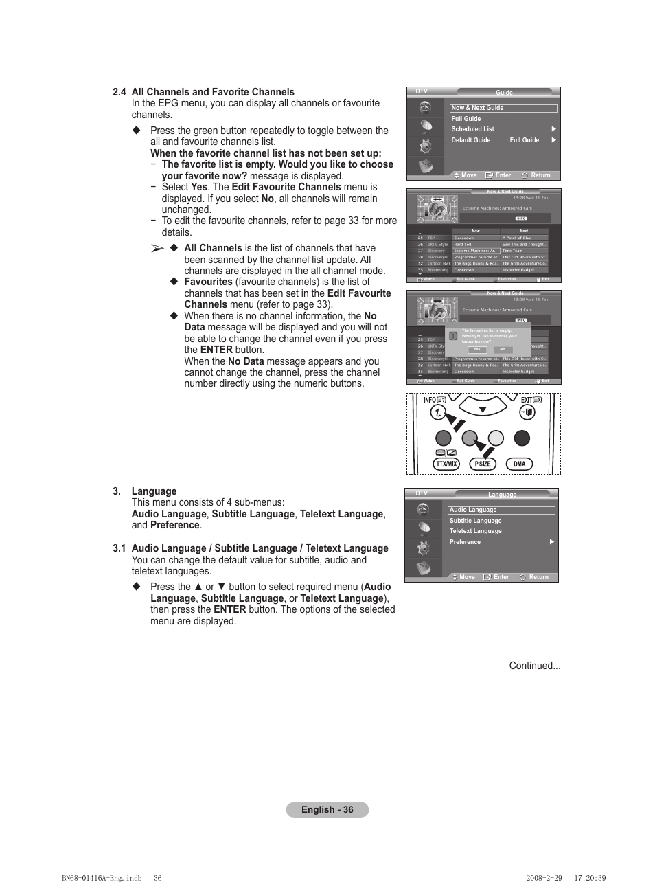Samsung BN68-01416A-00 User Manual | Page 36 / 425
