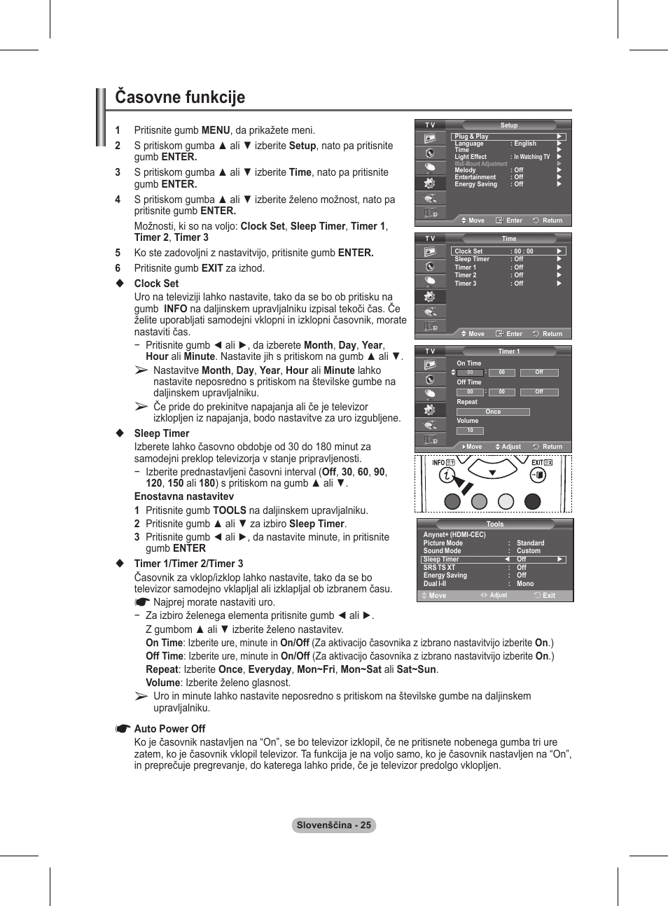 Časovne funkcije | Samsung BN68-01416A-00 User Manual | Page 396 / 425