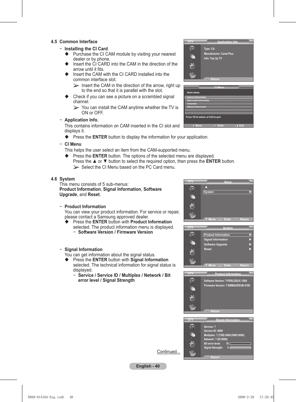 Samsung BN68-01416A-00 User Manual | Page 40 / 425