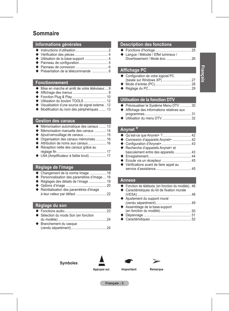 Sommaire | Samsung BN68-01416A-00 User Manual | Page 56 / 425