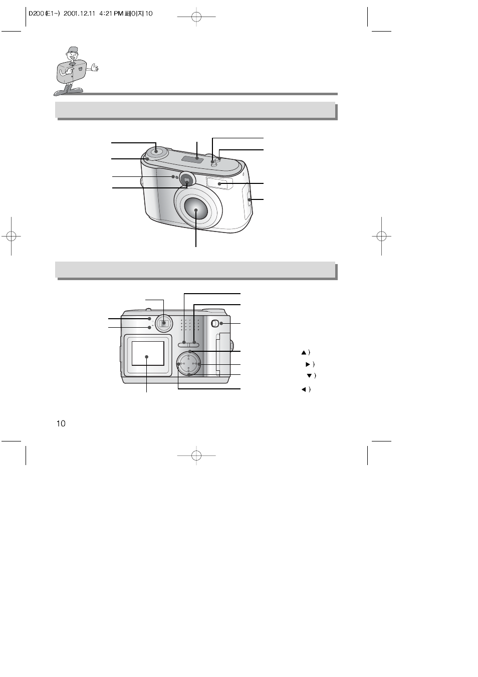 Identification of features | Samsung Digimax 200 User Manual | Page 10 / 62