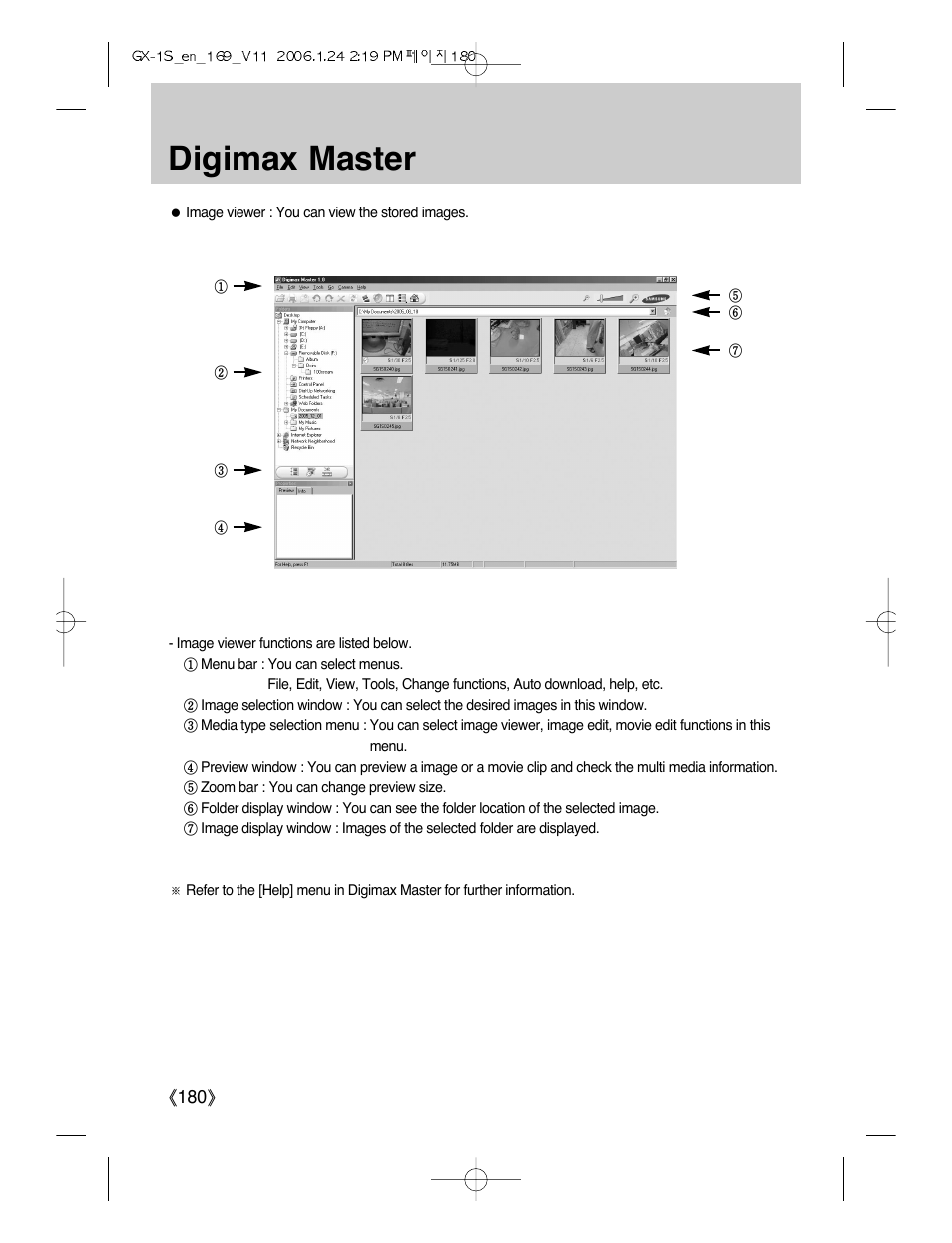 Digimax master | Samsung Digimax GX-1S User Manual | Page 181 / 214