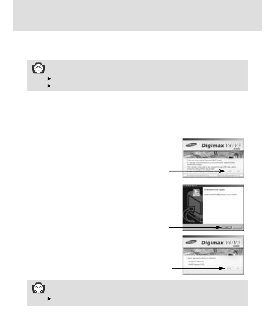 Setting up the application software, Notice, Information | Samsung 3500 User Manual | Page 110 / 140