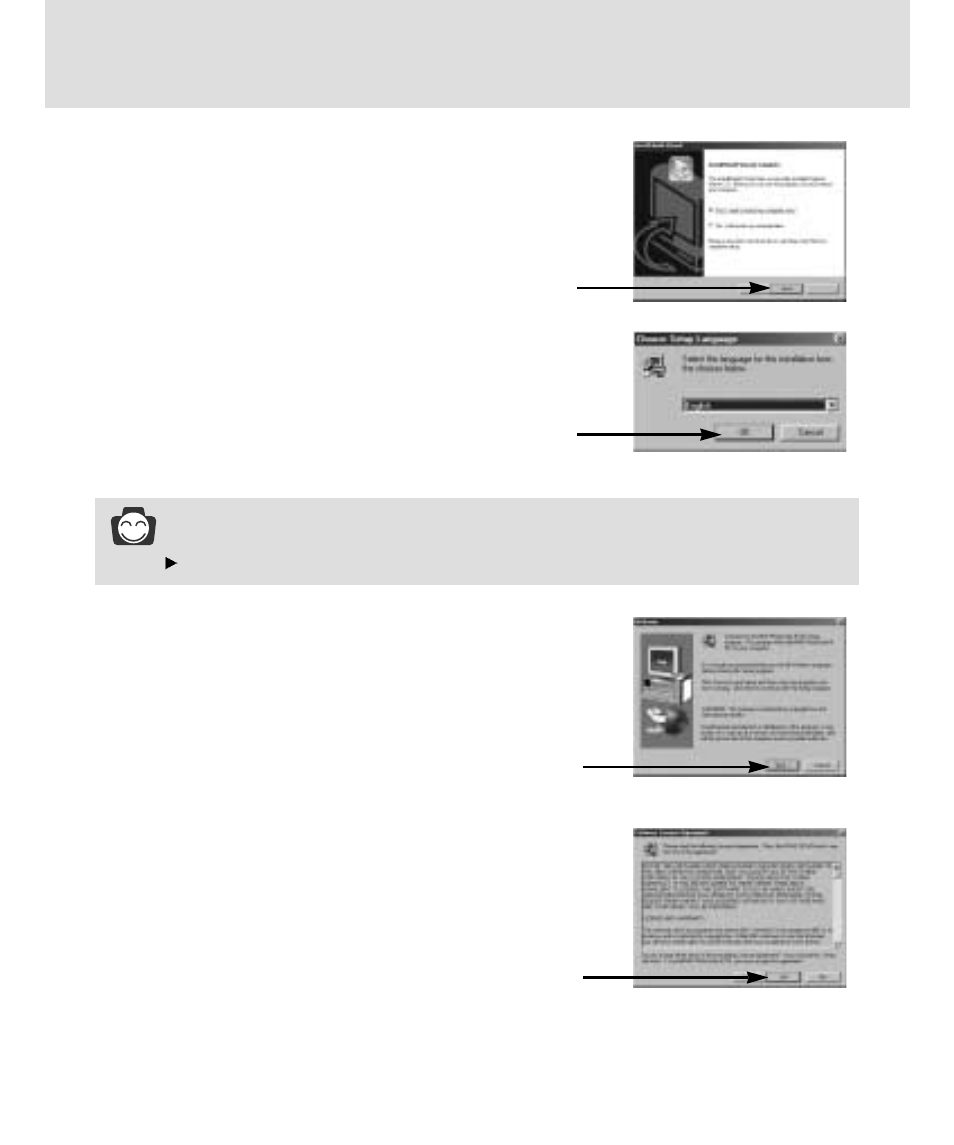 Setting up the application software, Information | Samsung 3500 User Manual | Page 112 / 140