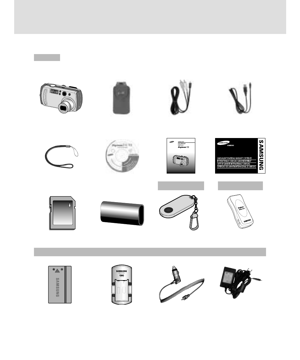 Manufacturer's contents | Samsung 3500 User Manual | Page 12 / 140