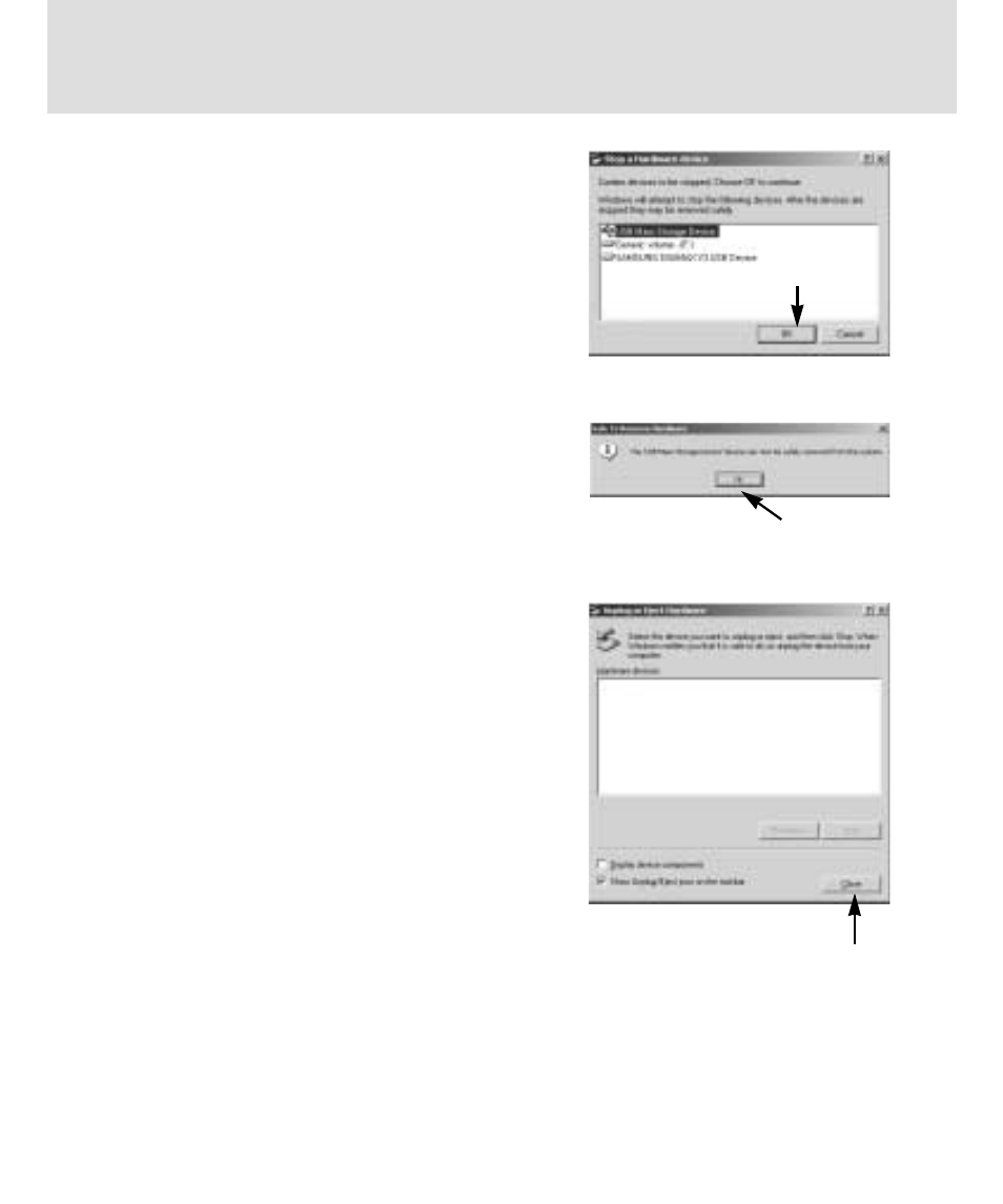 Removing the removable disk | Samsung 3500 User Manual | Page 120 / 140
