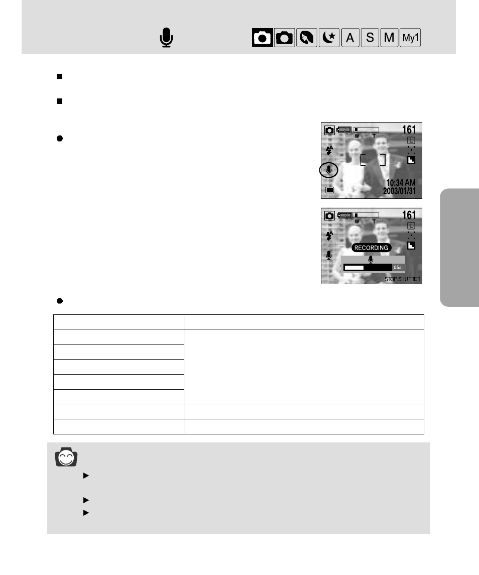 Recording, Information | Samsung 3500 User Manual | Page 35 / 140