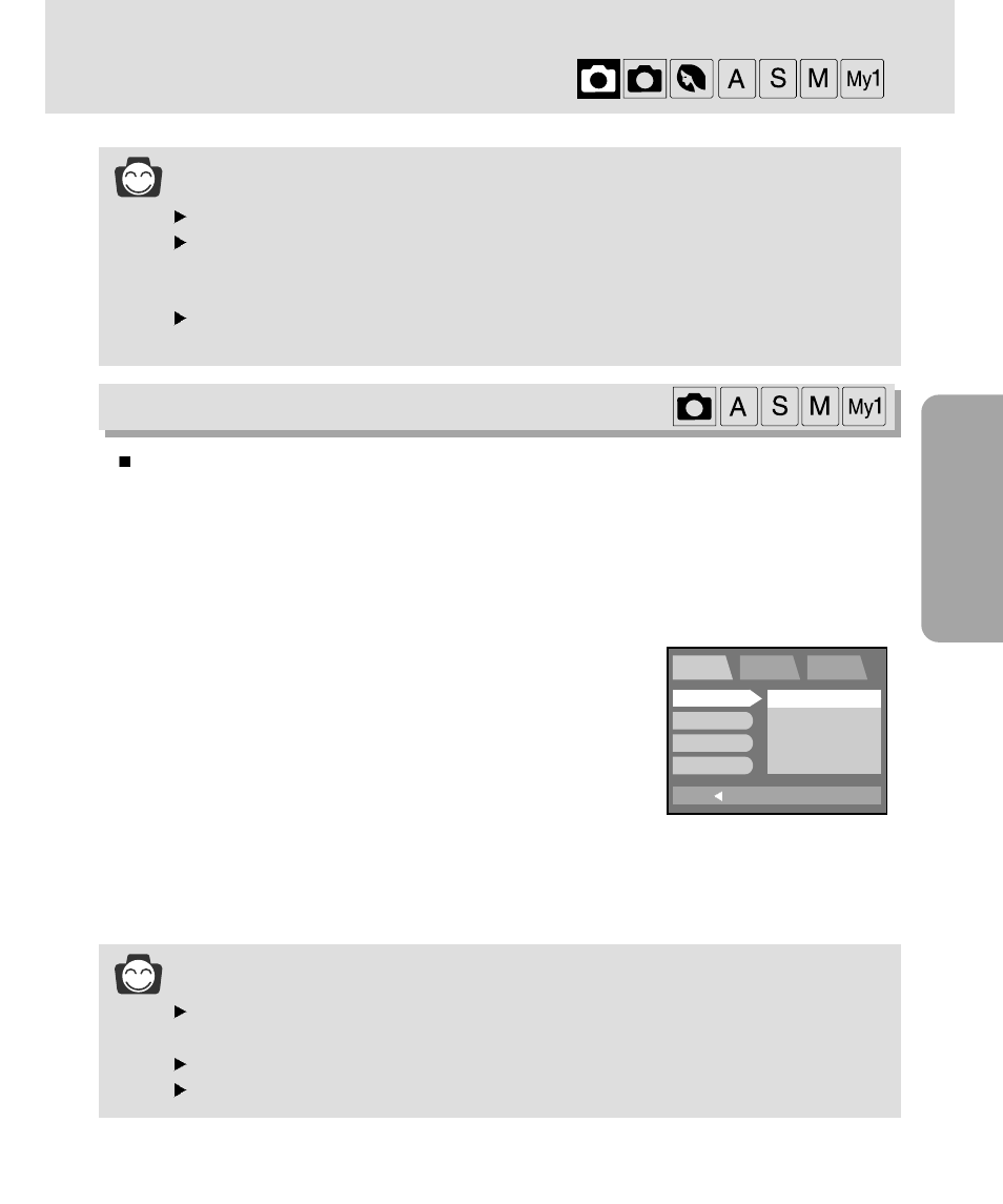 Shooting, Recording, Information | Samsung 3500 User Manual | Page 55 / 140