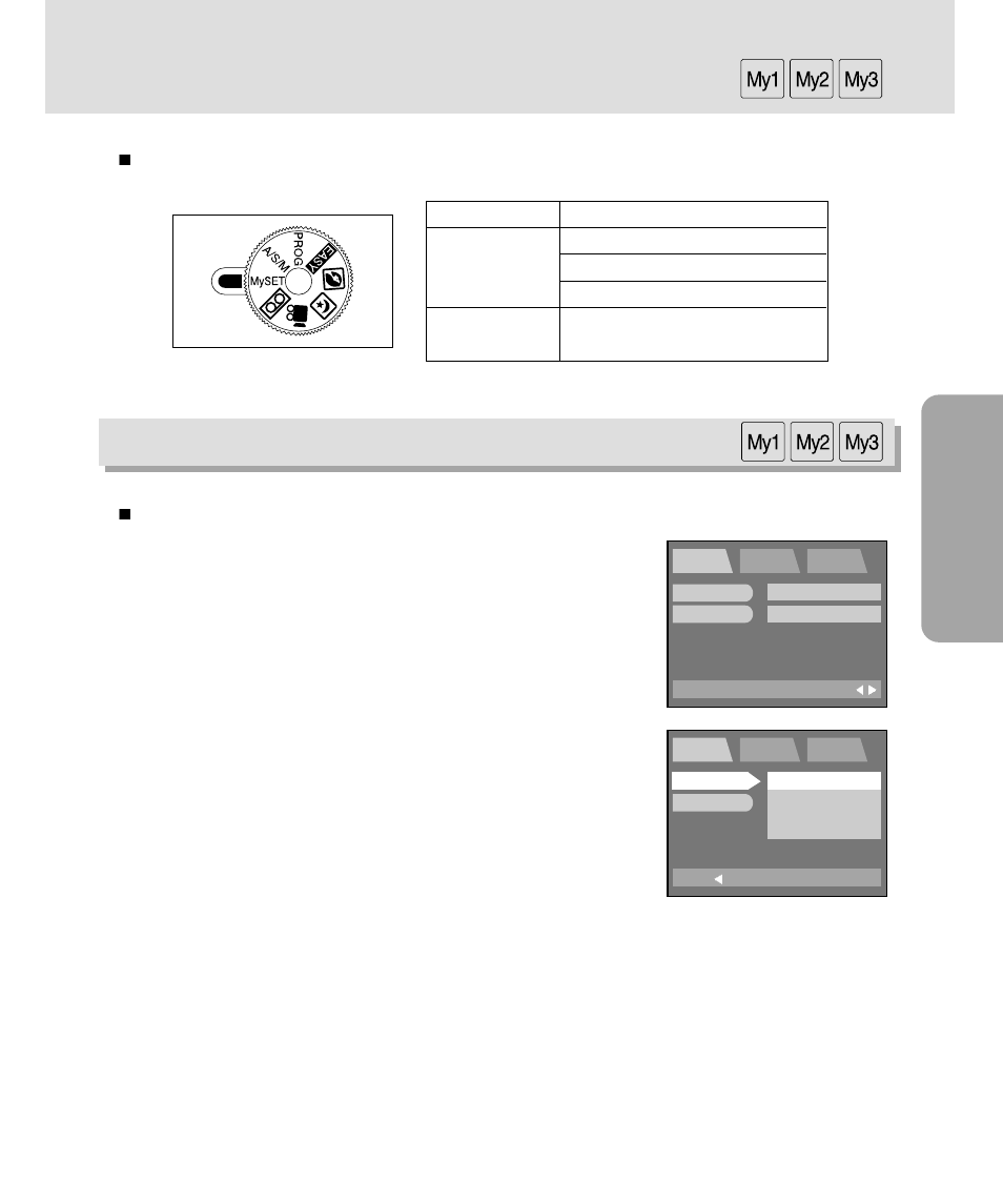 My set mode menu, Recording, Mode | Samsung 3500 User Manual | Page 59 / 140