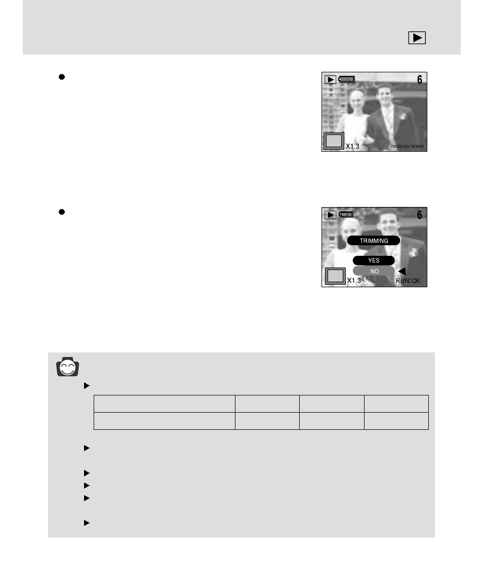 Thumbnail / enlargement / trimming button, Information | Samsung 3500 User Manual | Page 66 / 140