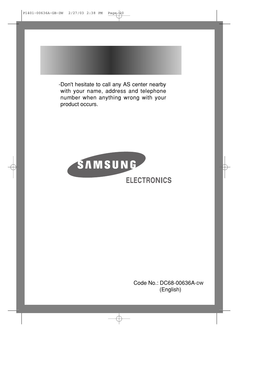 Samsung P1401 User Manual | Page 22 / 22