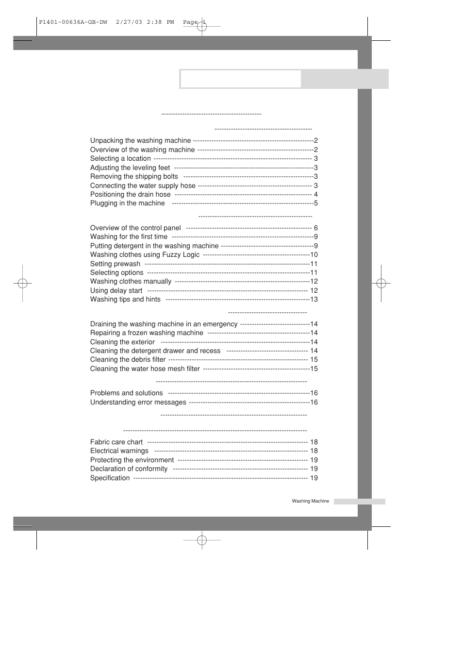 Samsung P1401 User Manual | Page 3 / 22