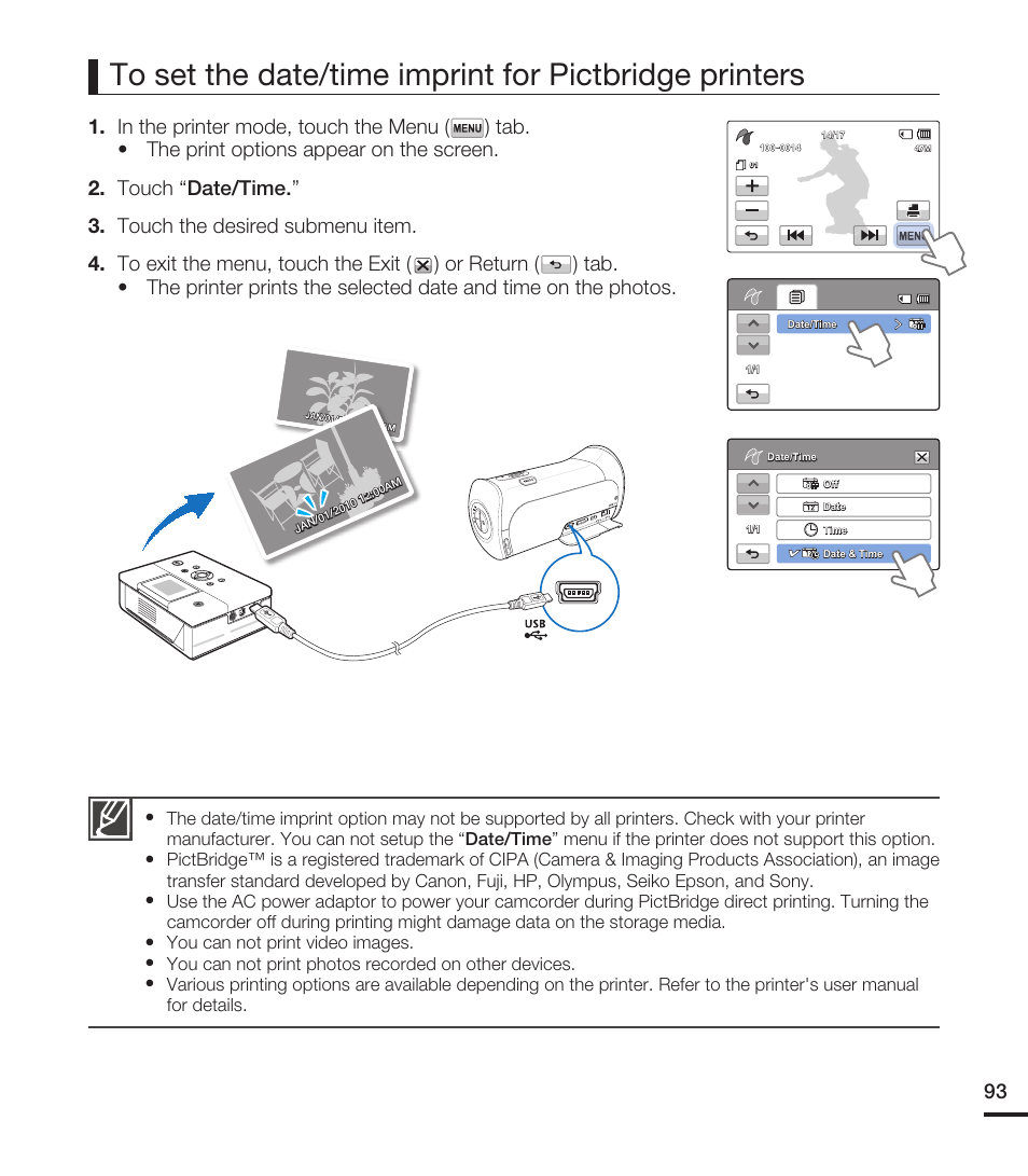 Samsung HMX-T10WN User Manual | Page 103 / 127