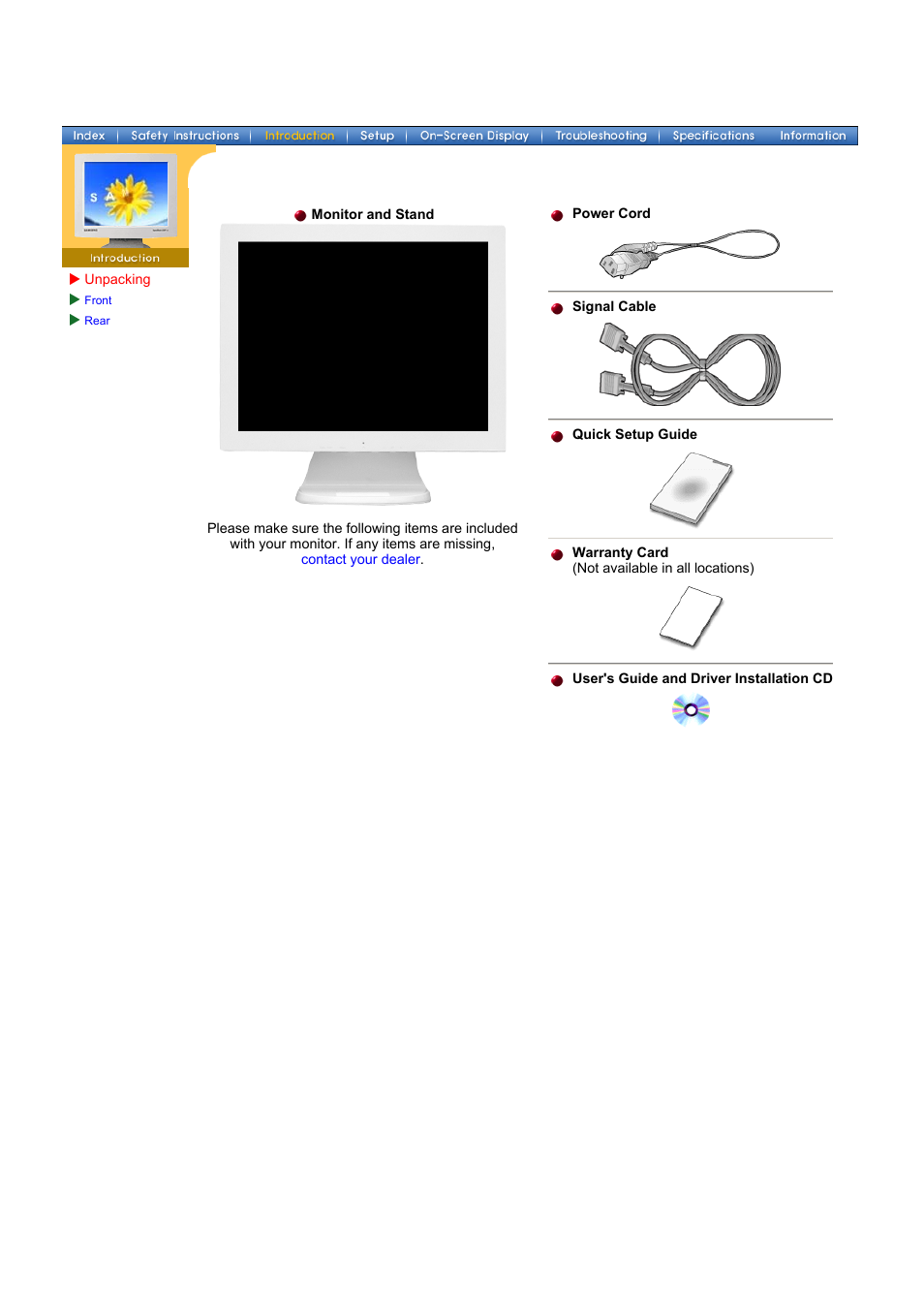 Samsung 152V User Manual | Page 11 / 81