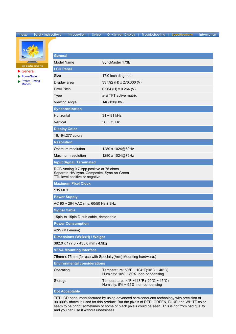 Samsung 152V User Manual | Page 58 / 81