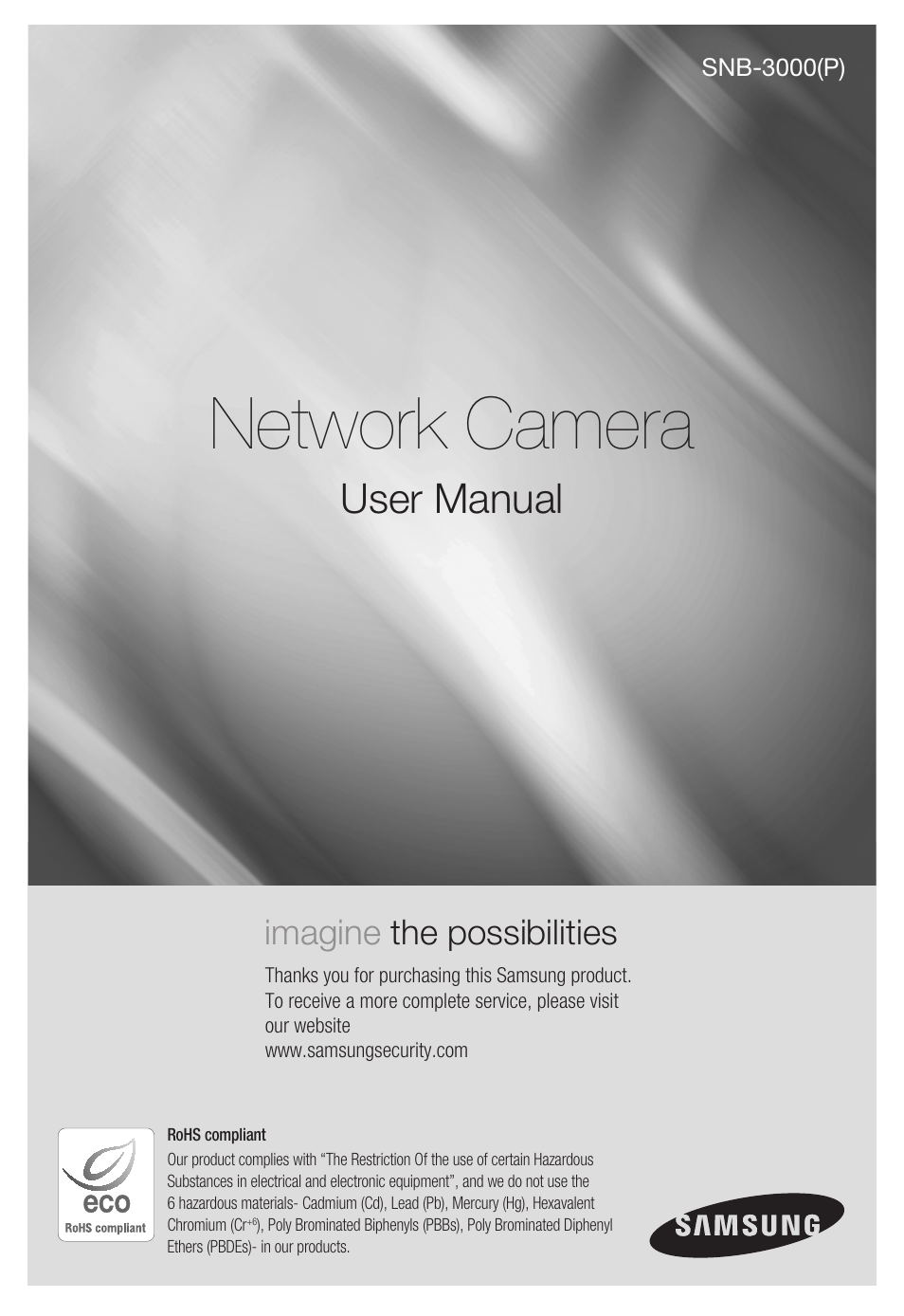 Samsung SNB-3000(P) User Manual | 111 pages