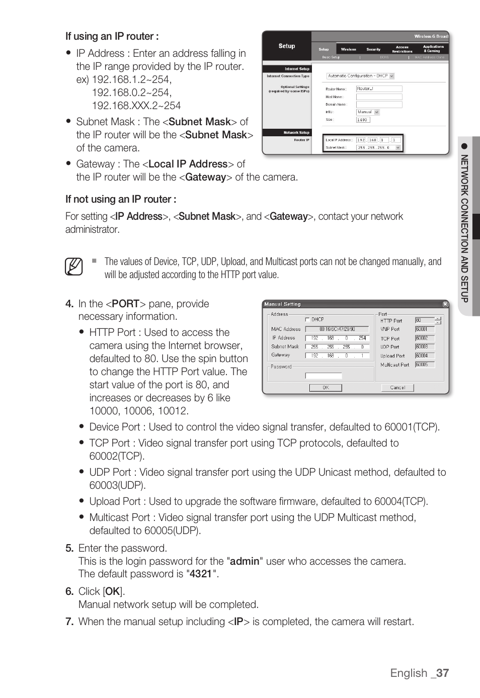 Samsung SNB-3000(P) User Manual | Page 37 / 111