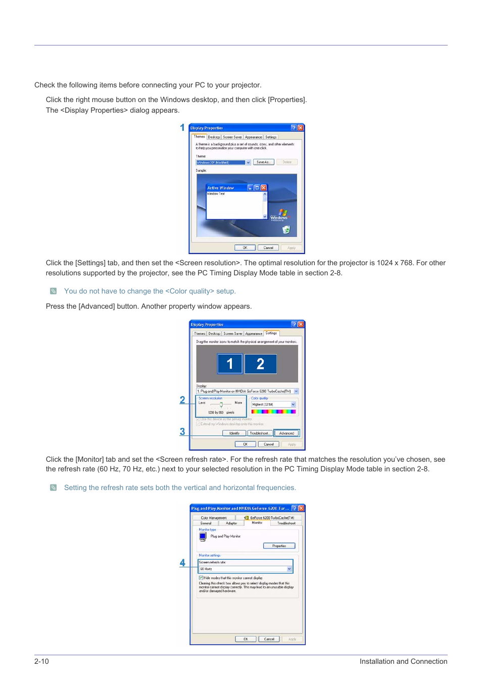 10 connecting with a pc and setting up the pc, Connecting with a pc and setting up the pc -10, 10-1. setting up the pc environment | Samsung SP-M305 User Manual | Page 25 / 89