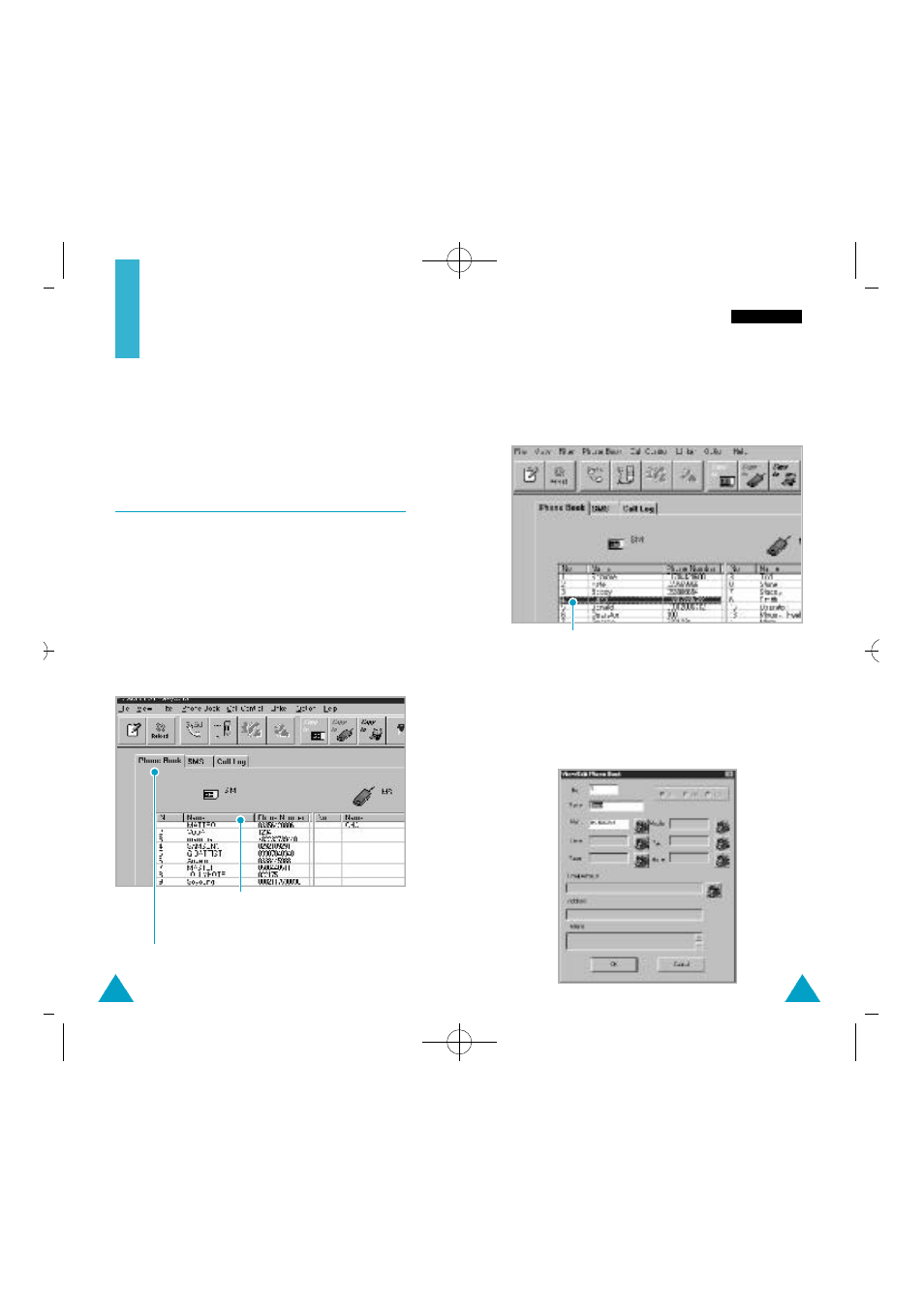 Phonebook | Samsung EASYGSM GH68-60751A User Manual | Page 7 / 14
