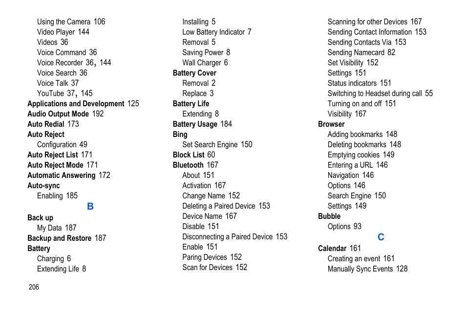 Samsung GALAXY S SGH-T989D User Manual | Page 214 / 223